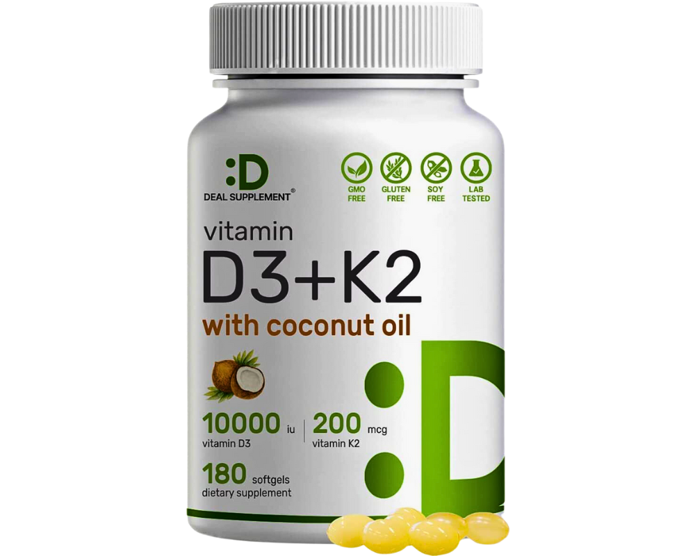 The Best Vitamin D3 and K2 Supplements to Maximize Health